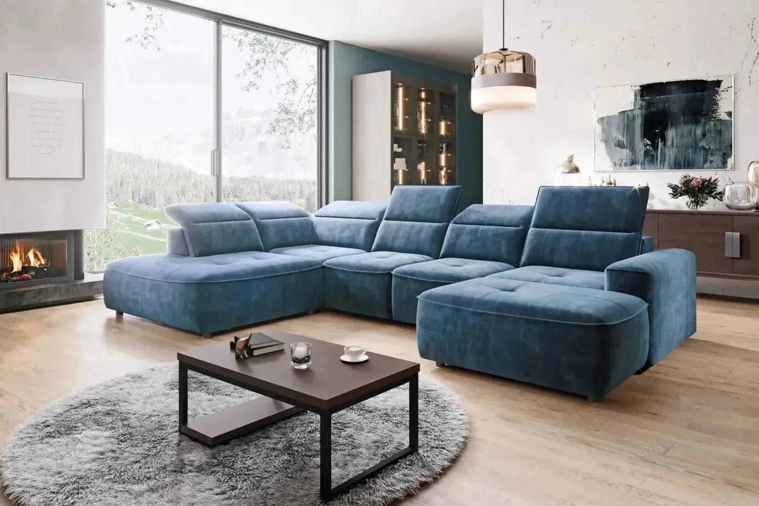 Colombo Xl U Shape Corner Sofa Relax With Storage