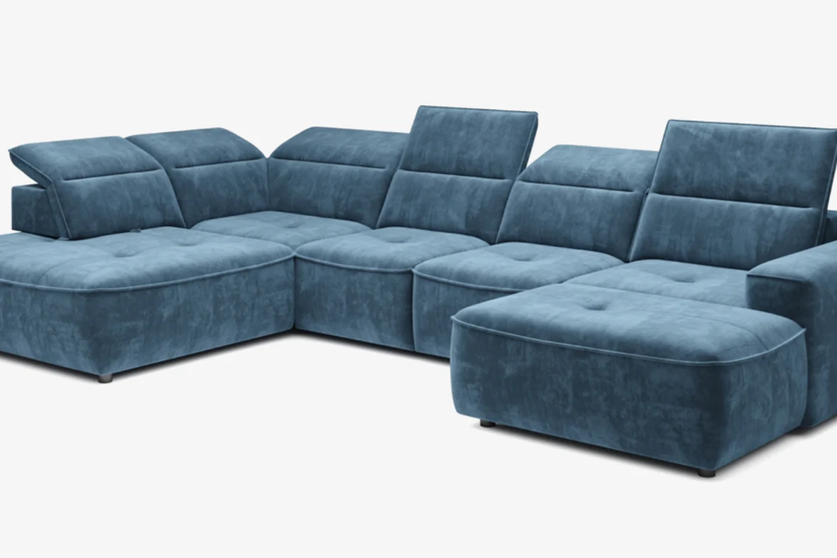 Colombo Xl U Shape Corner Sofa Relax With Storage - Image 4