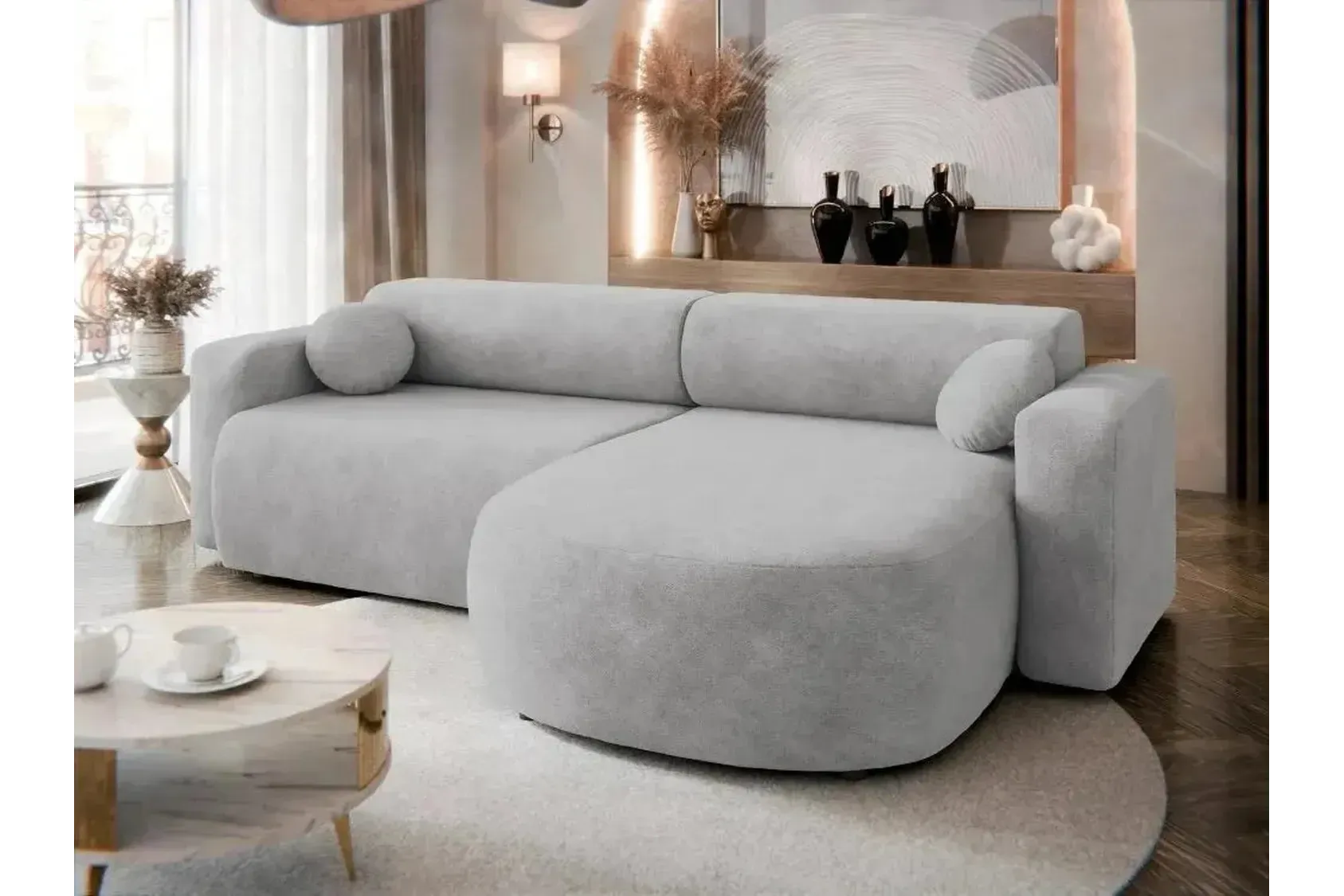 Nicelo Corner Sofa Bed With Storage - Image 3