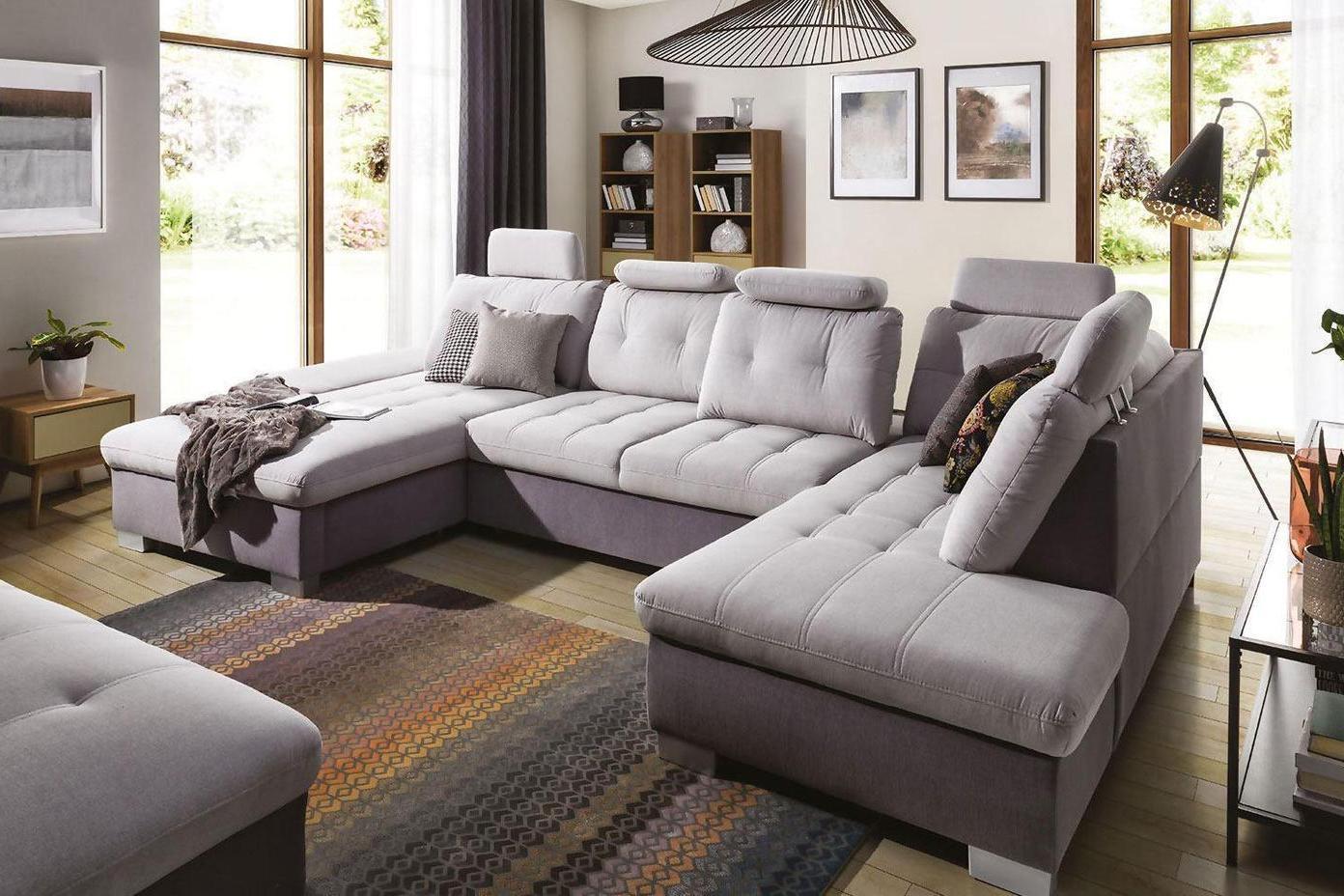 Cremona Xl U Shape Corner Sofa Bed With Storage - Image 5