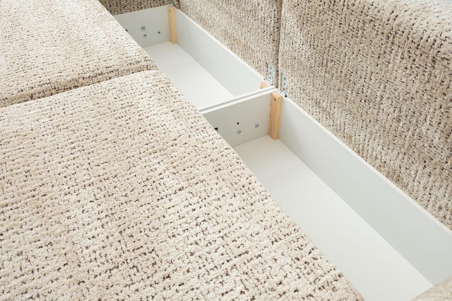 Cube 3 Seater Sofa Bed With Storage - Image 6