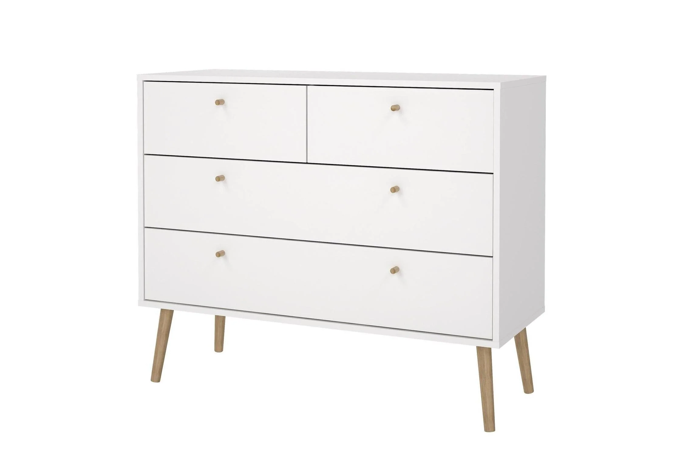 Cumbria Chest 2 + 2 Drawers White - Image 3