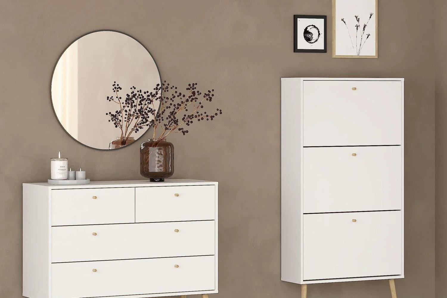 Cumbria Chest 2 + 2 Drawers White - Image 7