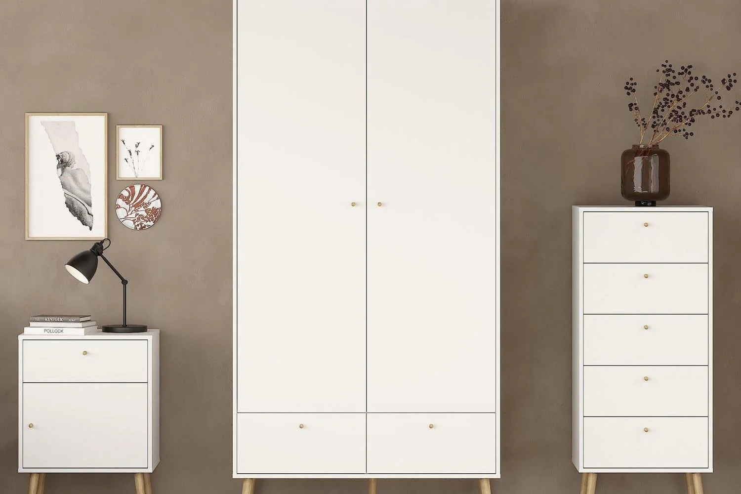 Cumbria Chest 5 Drawers White - Image 6