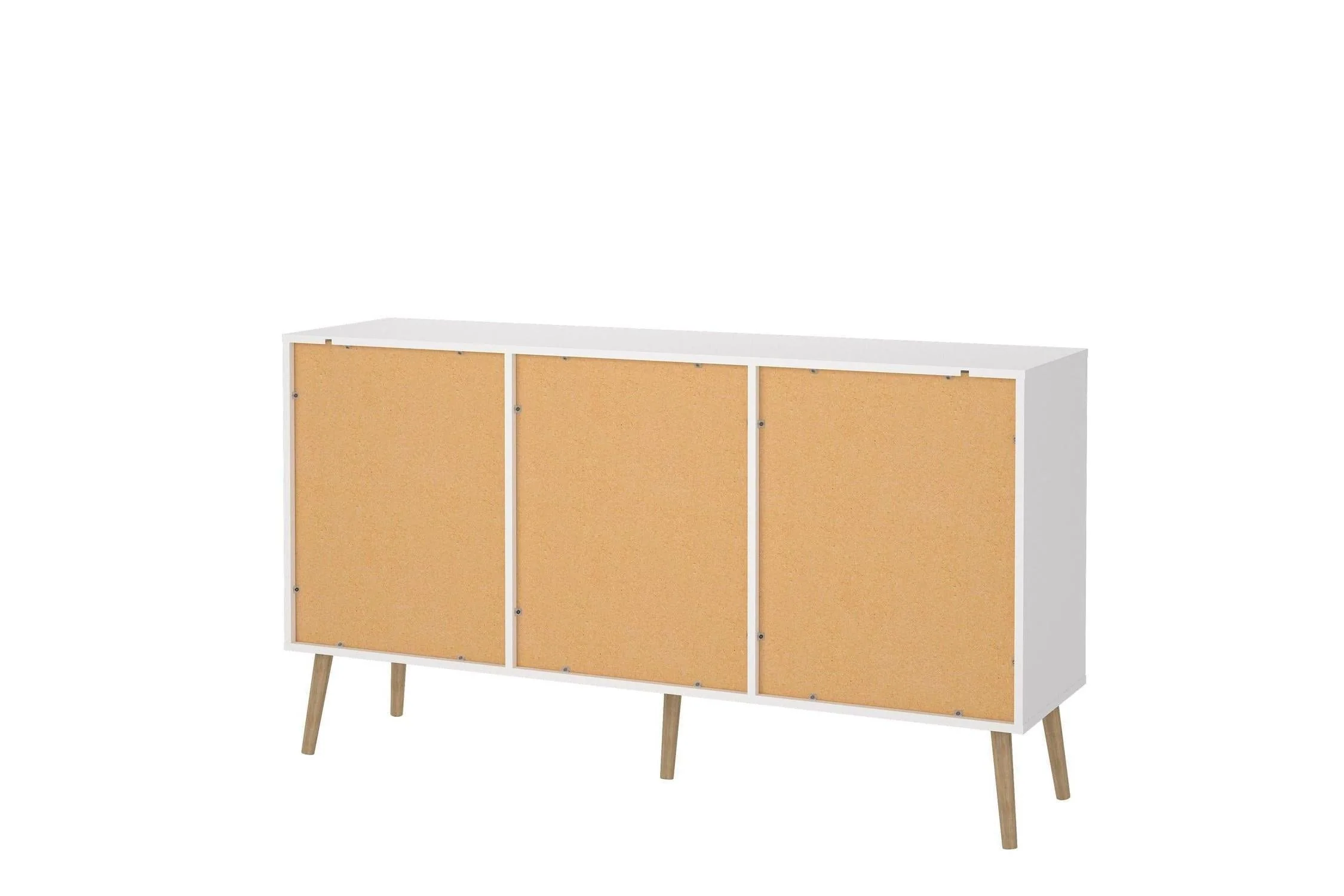 Cumbria Sideboard 2 Doors + 3 Drawers White - Image 4