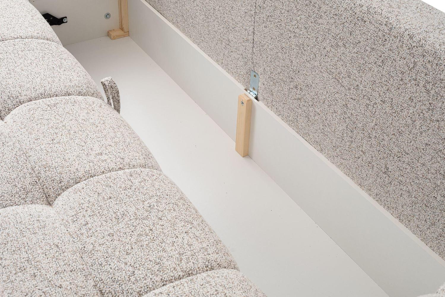 Dante 3 Seater Sofa Bed With Storage - Image 4