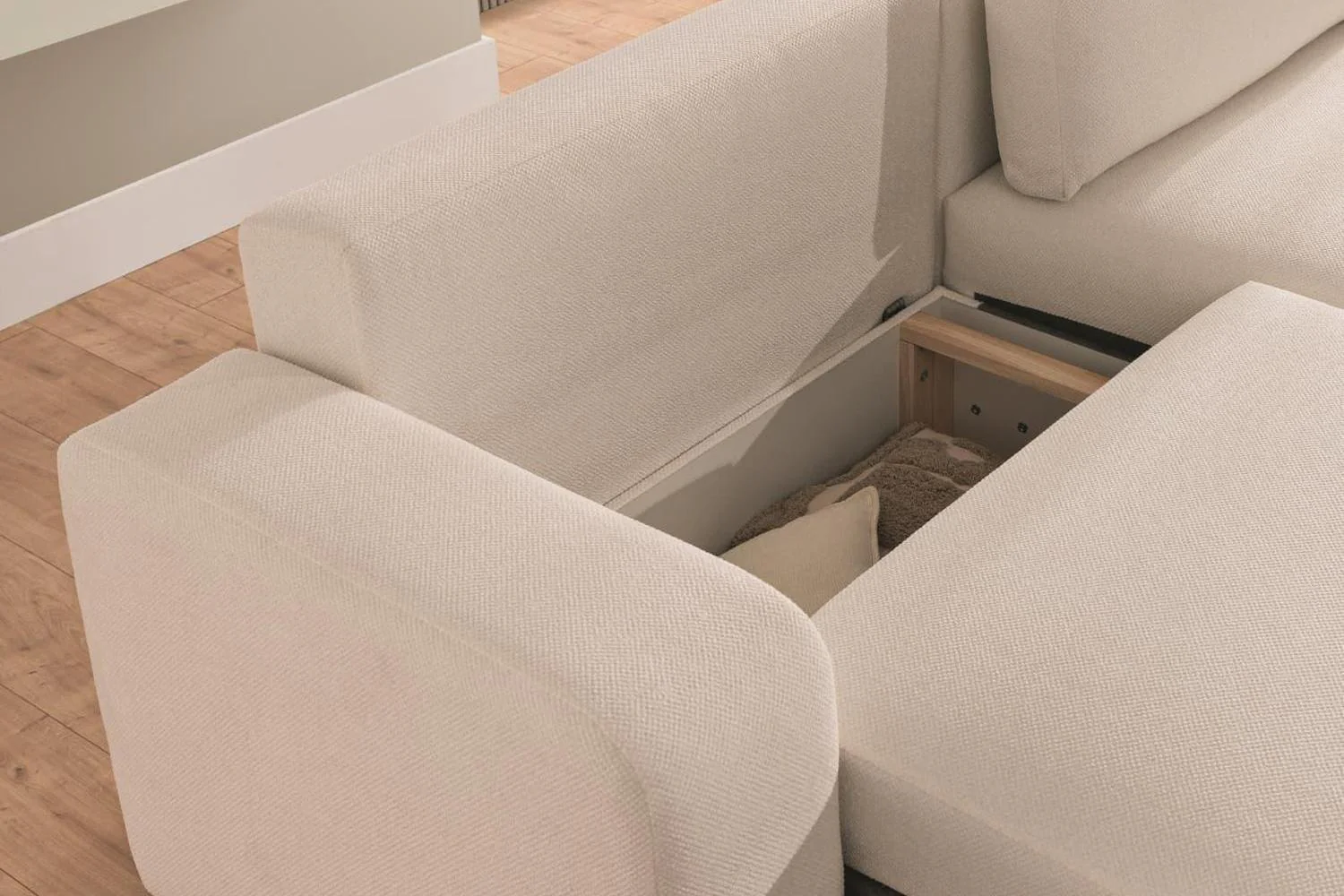 Dover sofa bed with storage - Image 2