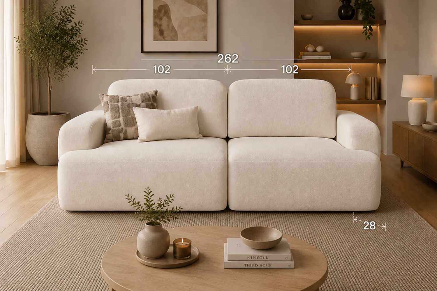 Dover sofa bed with storage - Image 3