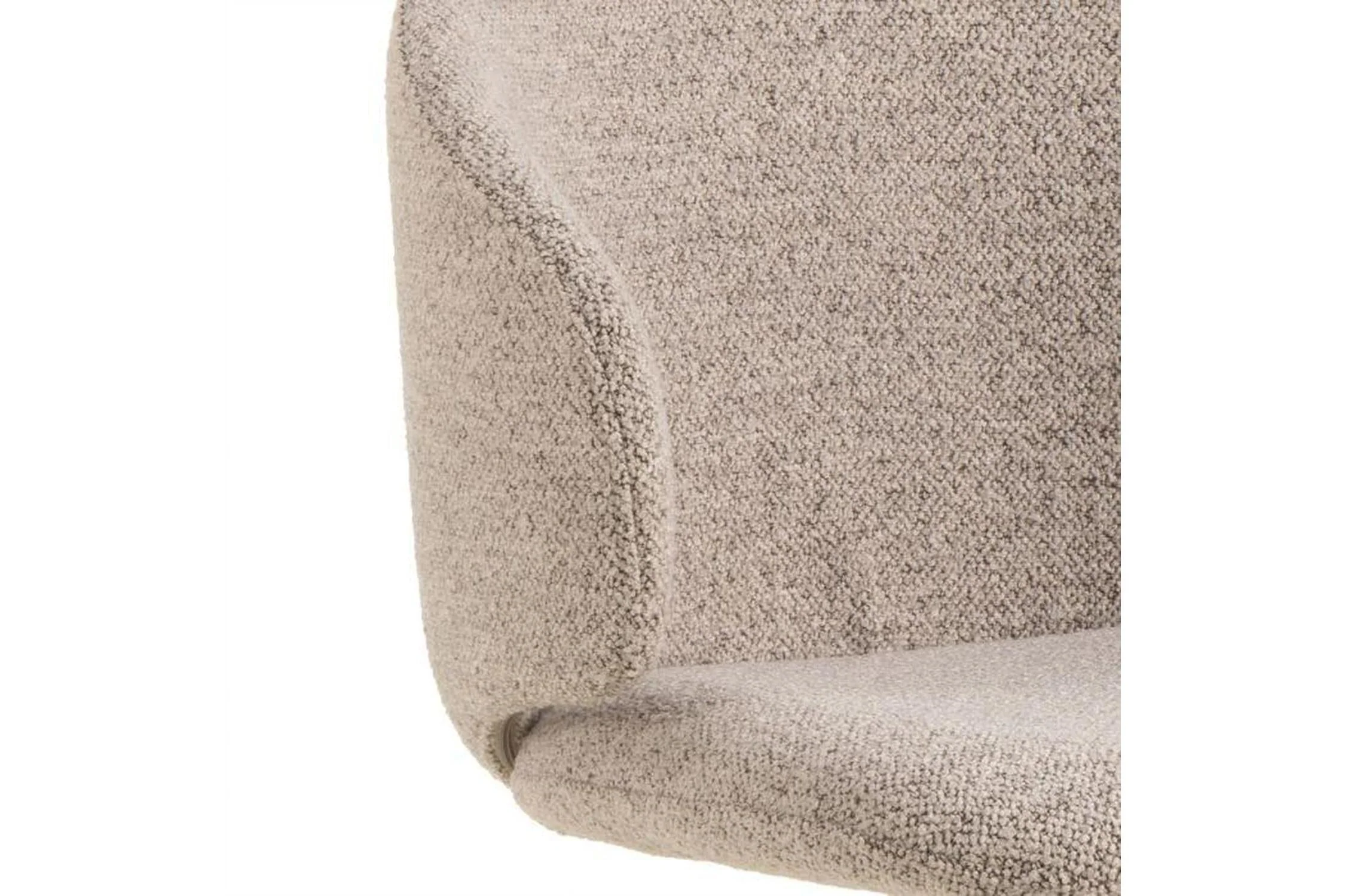 Ella Swivel Beige Dining Chair - Image 6
