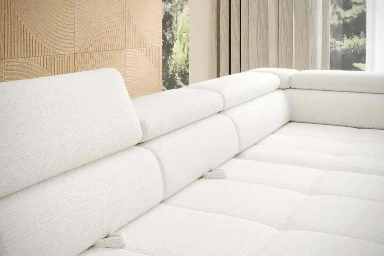 Empoli L Corner Sofa Bed Relax With Storage - Image 3