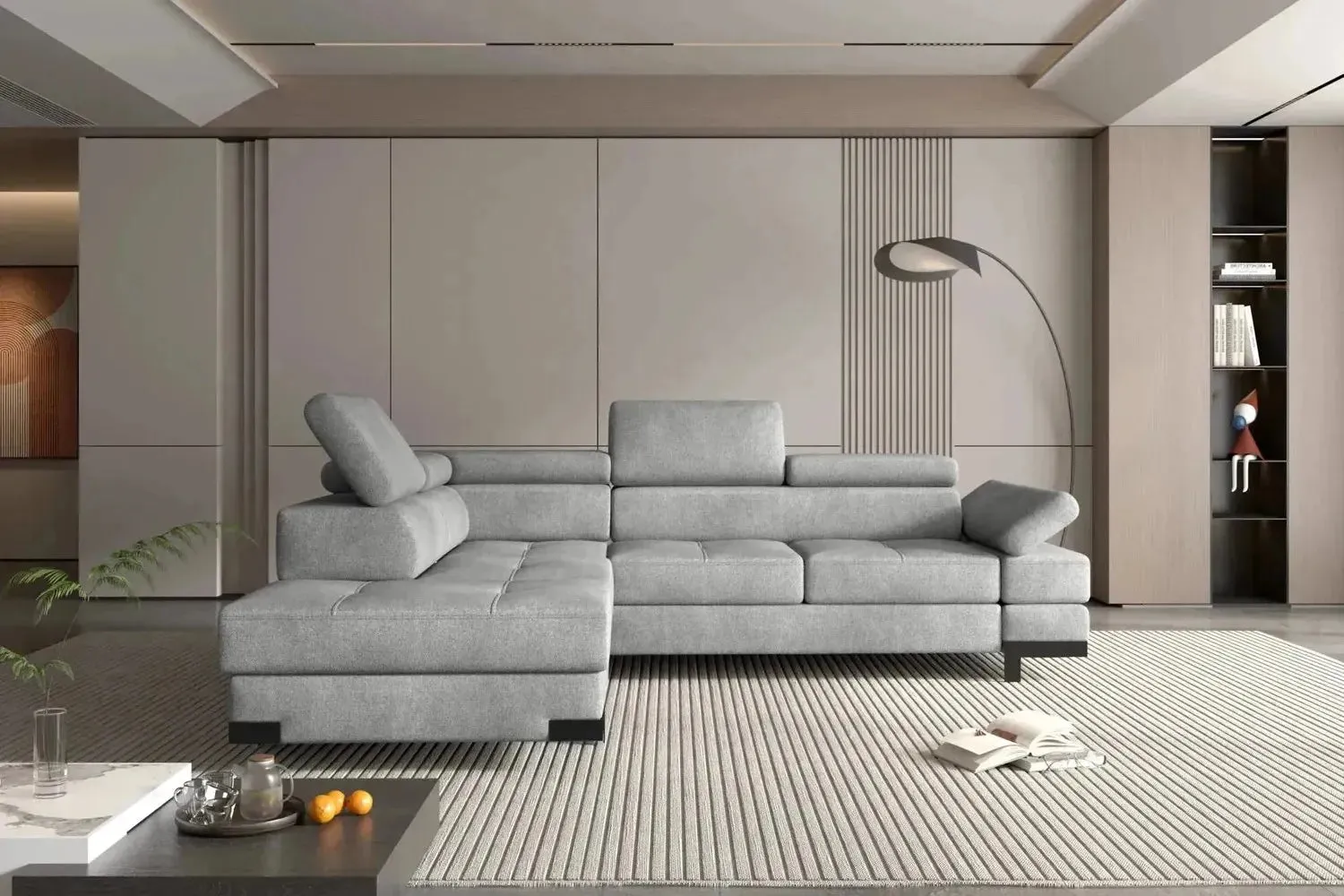Emporio L Corner Sofa Bed Relax