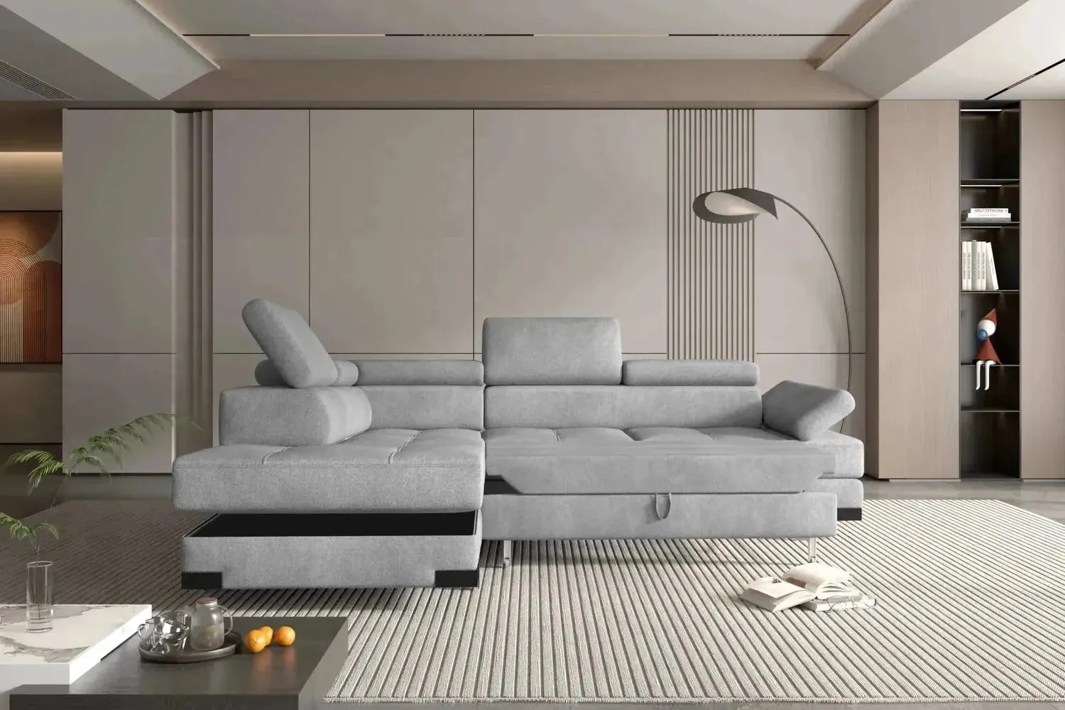 Emporio L Corner Sofa Bed Relax - Image 2