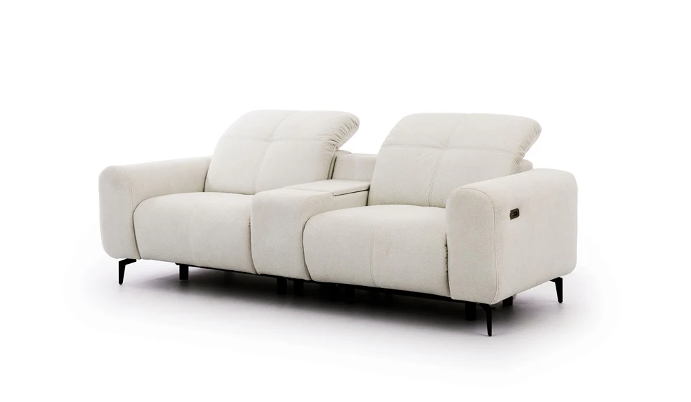 Este 2 Seater Recliner Sofa with Storage Console - Image 2