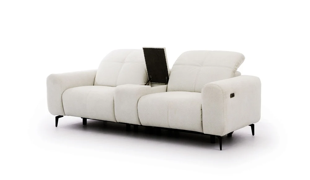 Este 2 Seater Recliner Sofa with Storage Console - Image 8