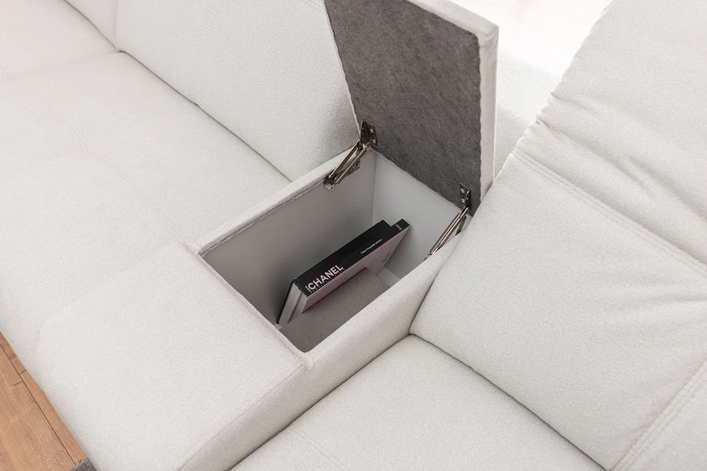 Este Small Corner Sofa with Storage Console - Image 4