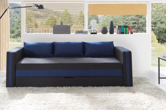 Euphoria Duo Blue Sofa Bed Clearance