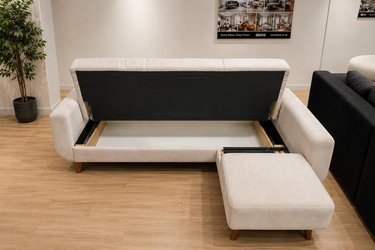 Ex-Display Aramis Corner Sofa Bed With Storage Milton 01 - Image 4