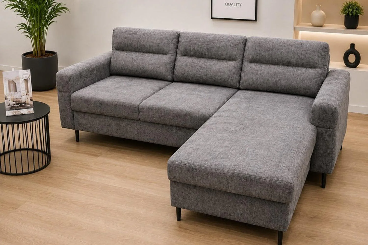 Ex-Display Berne Corner Sofa Bed With Storage Sierra 751