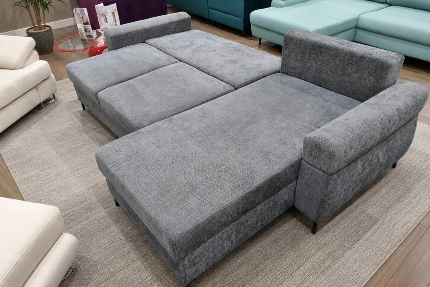 Ex-Display Berne Corner Sofa Bed With Storage Sierra 751 - Image 3