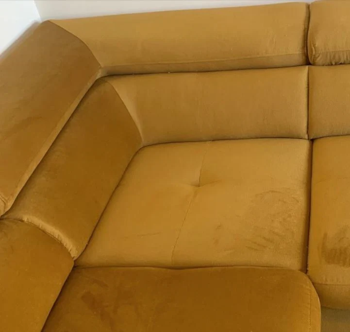 Ex-Display Fabio Corner Sofa Bed with Storage Kronos 01 DIJON/ SILVER LEGS - Image 3