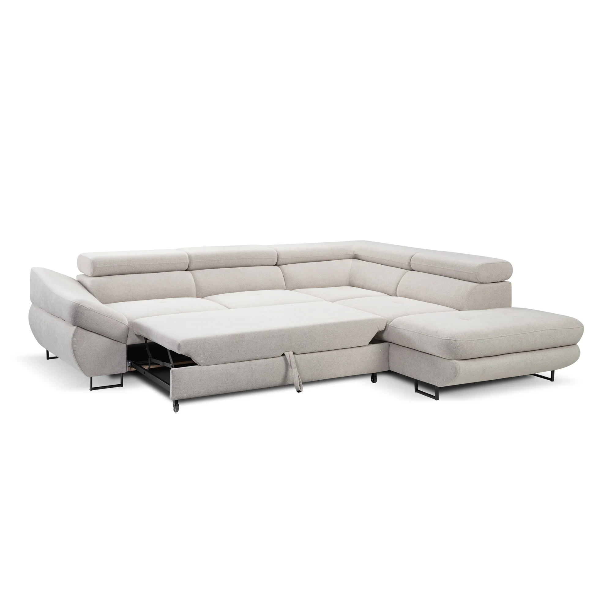 Fabio Corner Sofa Bed With Storage - Image 4