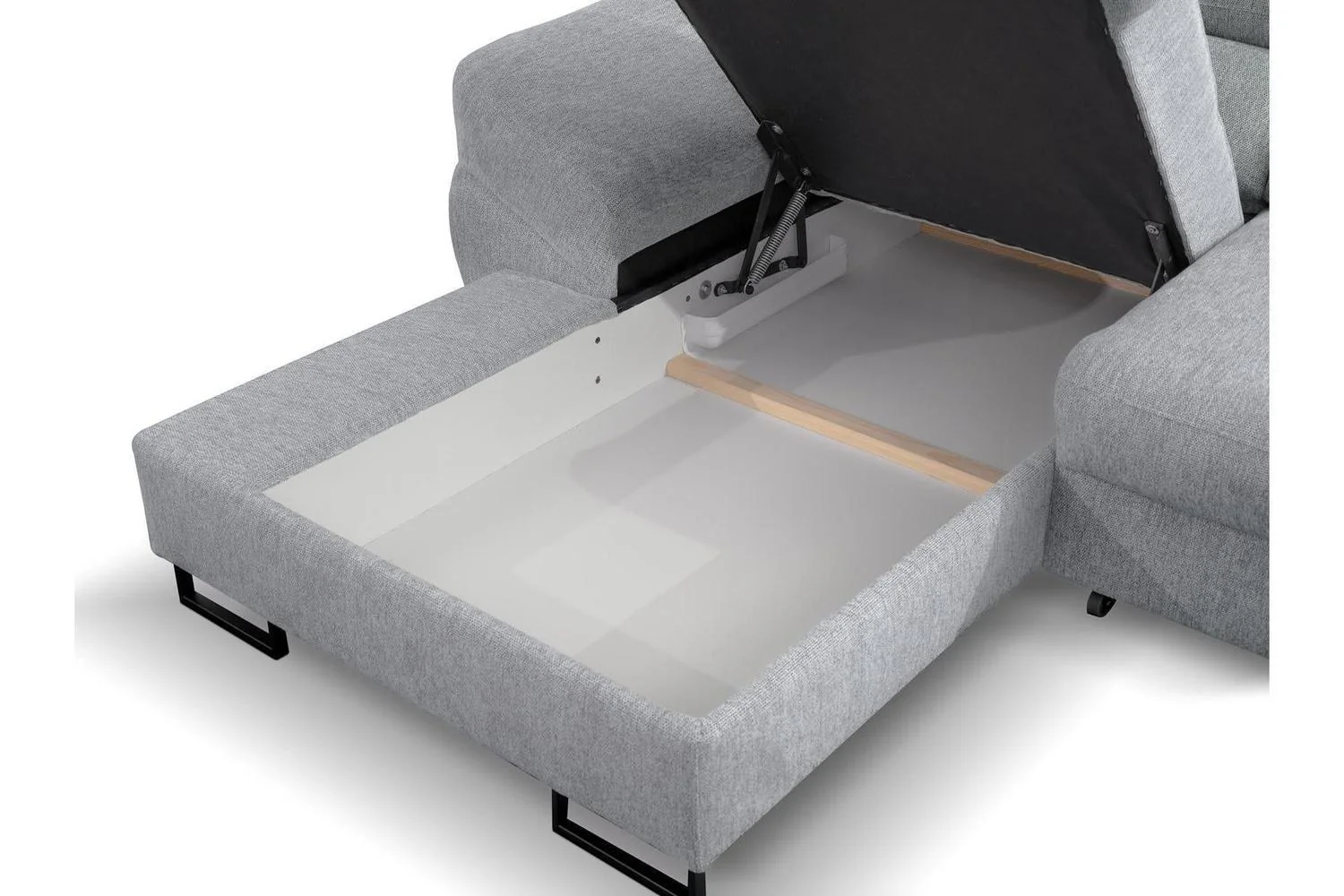 Fabio Express Delivery Corner Sofa Bed Mini With Storage - Image 3