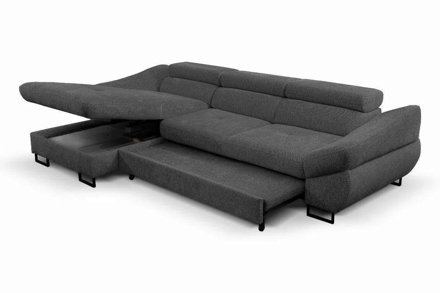 Fabio Express Delivery Corner Sofa Bed Mini With Storage Curio 97 - Image 4