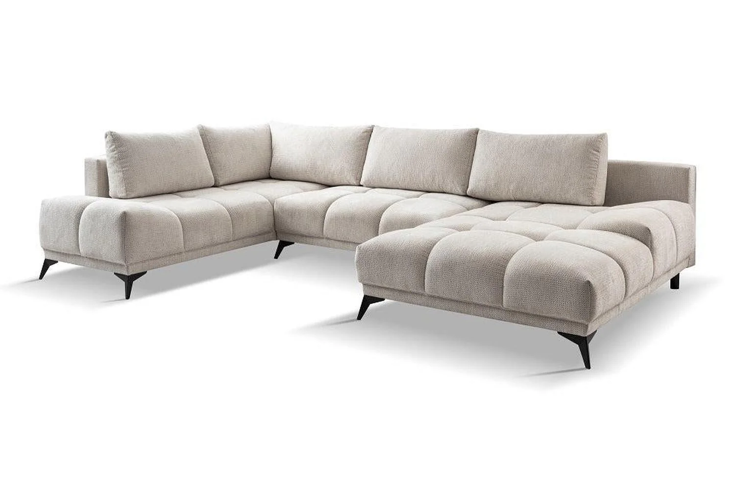 Felipe U Shape Corner Sofa Bed With Storage - Image 2