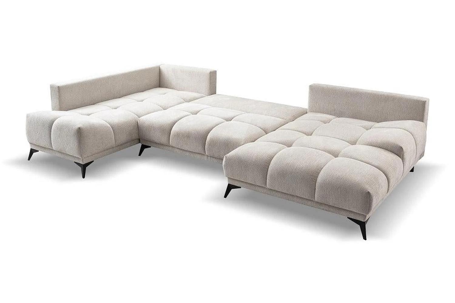 Felipe U Shape Corner Sofa Bed With Storage - Image 4