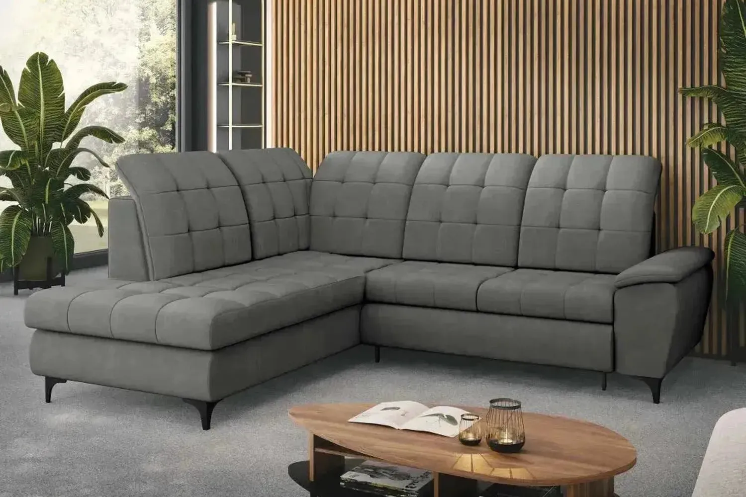 Forest Corner Sofa Bed With Storage - Image 5