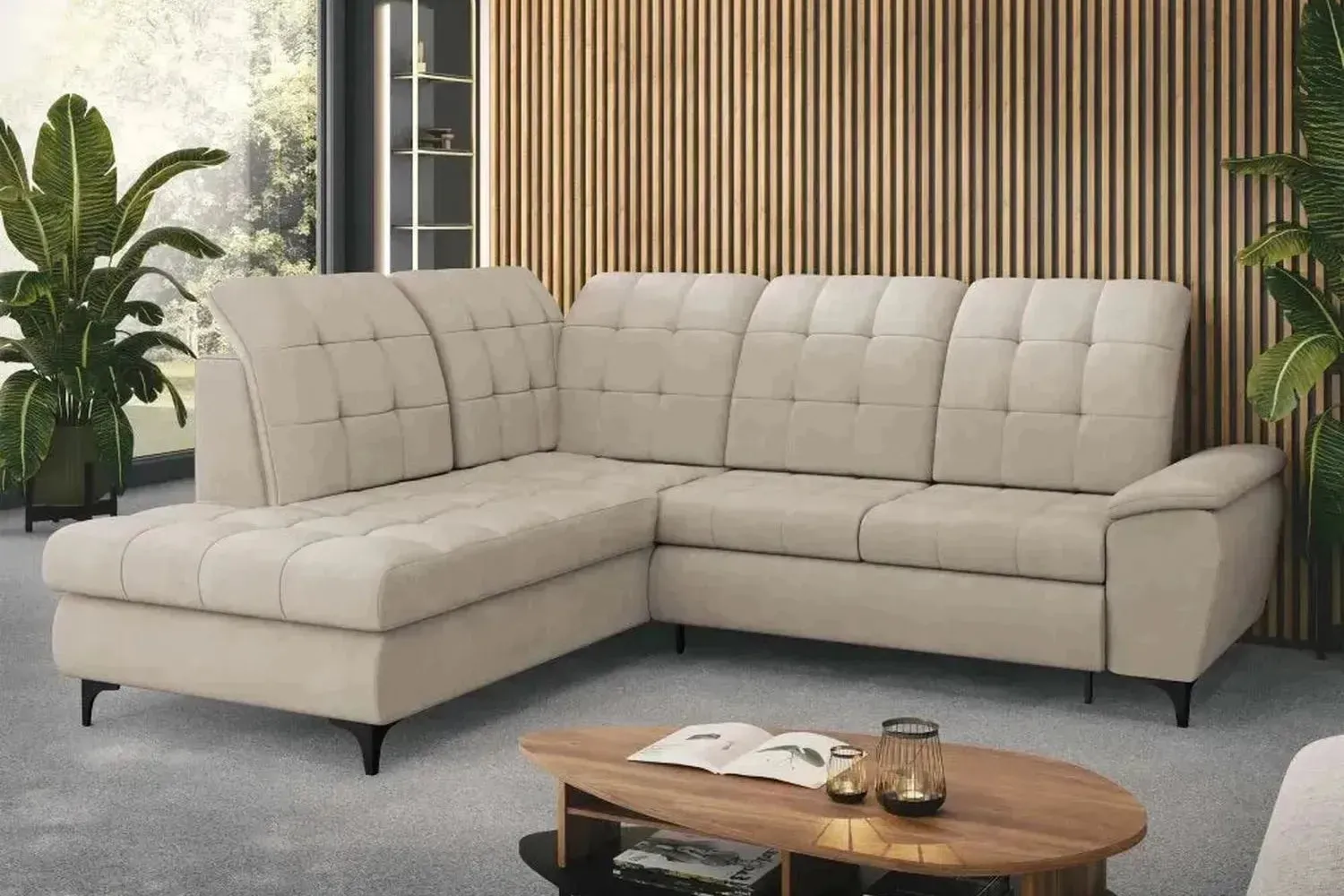 Forest Corner Sofa Bed With Storage - Image 6