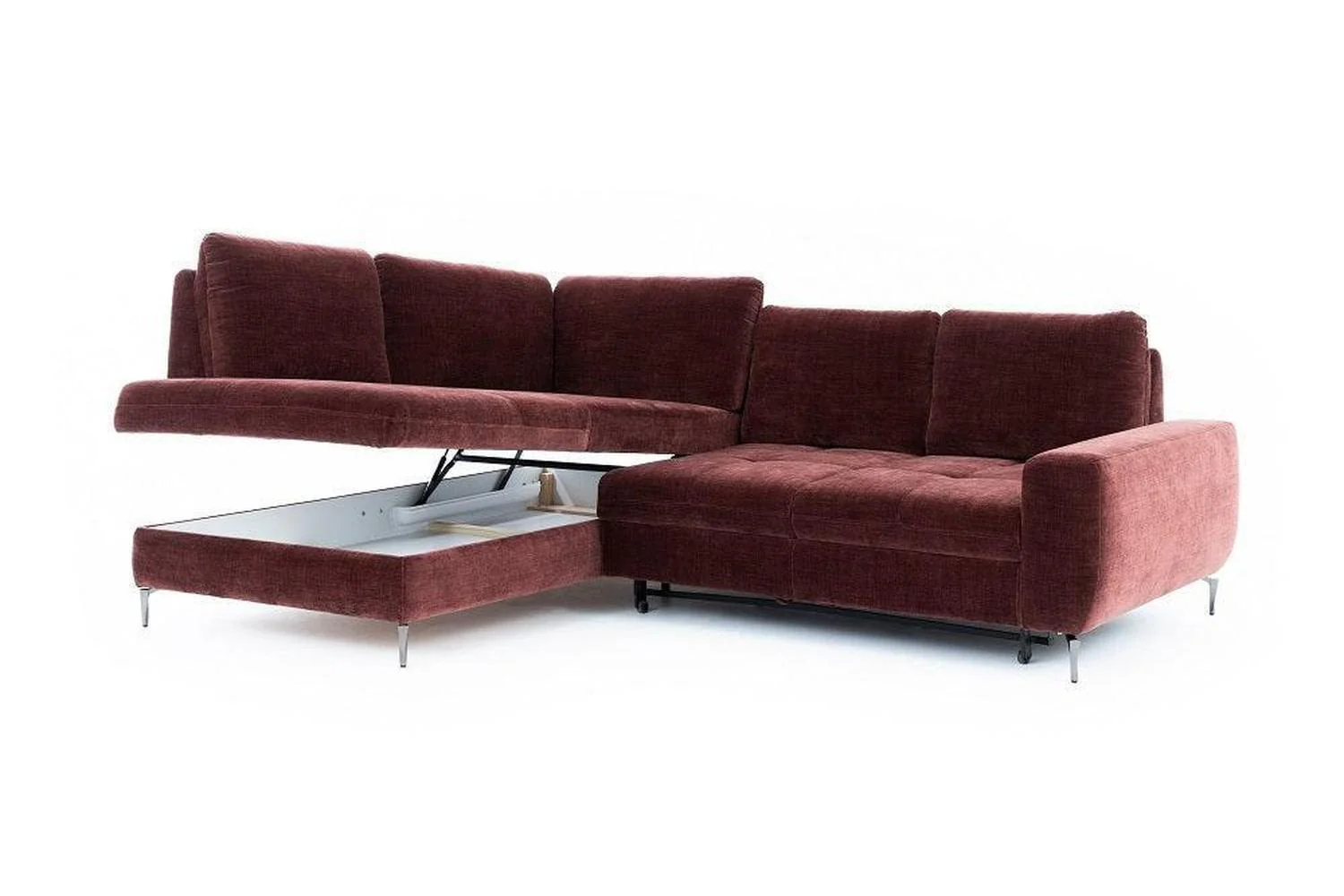 Ginossa Corner Sofa Bed With Storage - Image 4