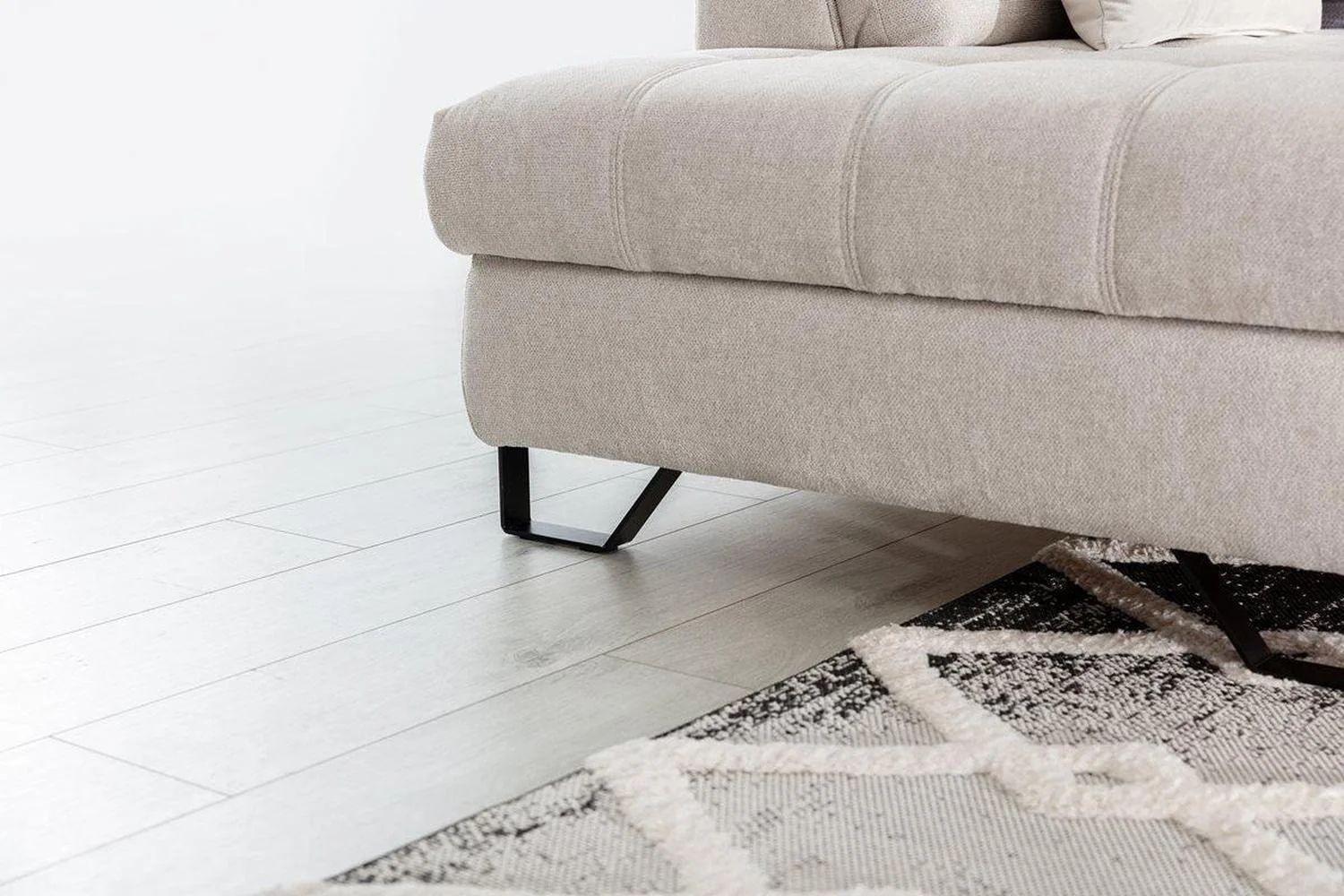 Giova Corner Sofa Bed With Storage - Image 2