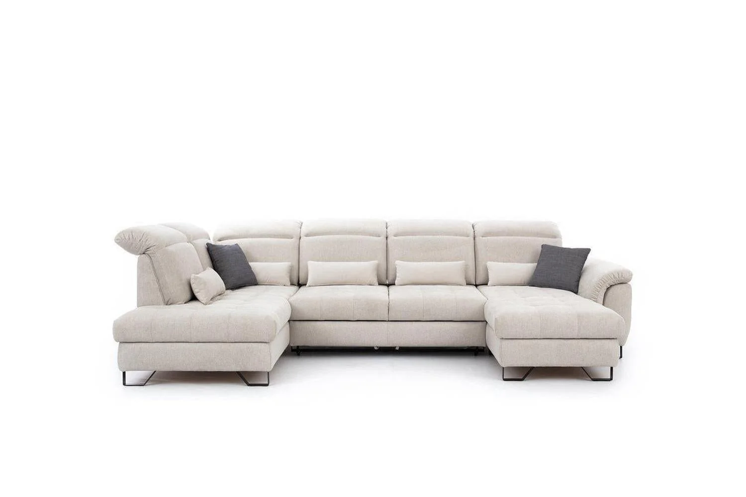 Giova U Shape Corner Sofa Bed With Storage - Image 2