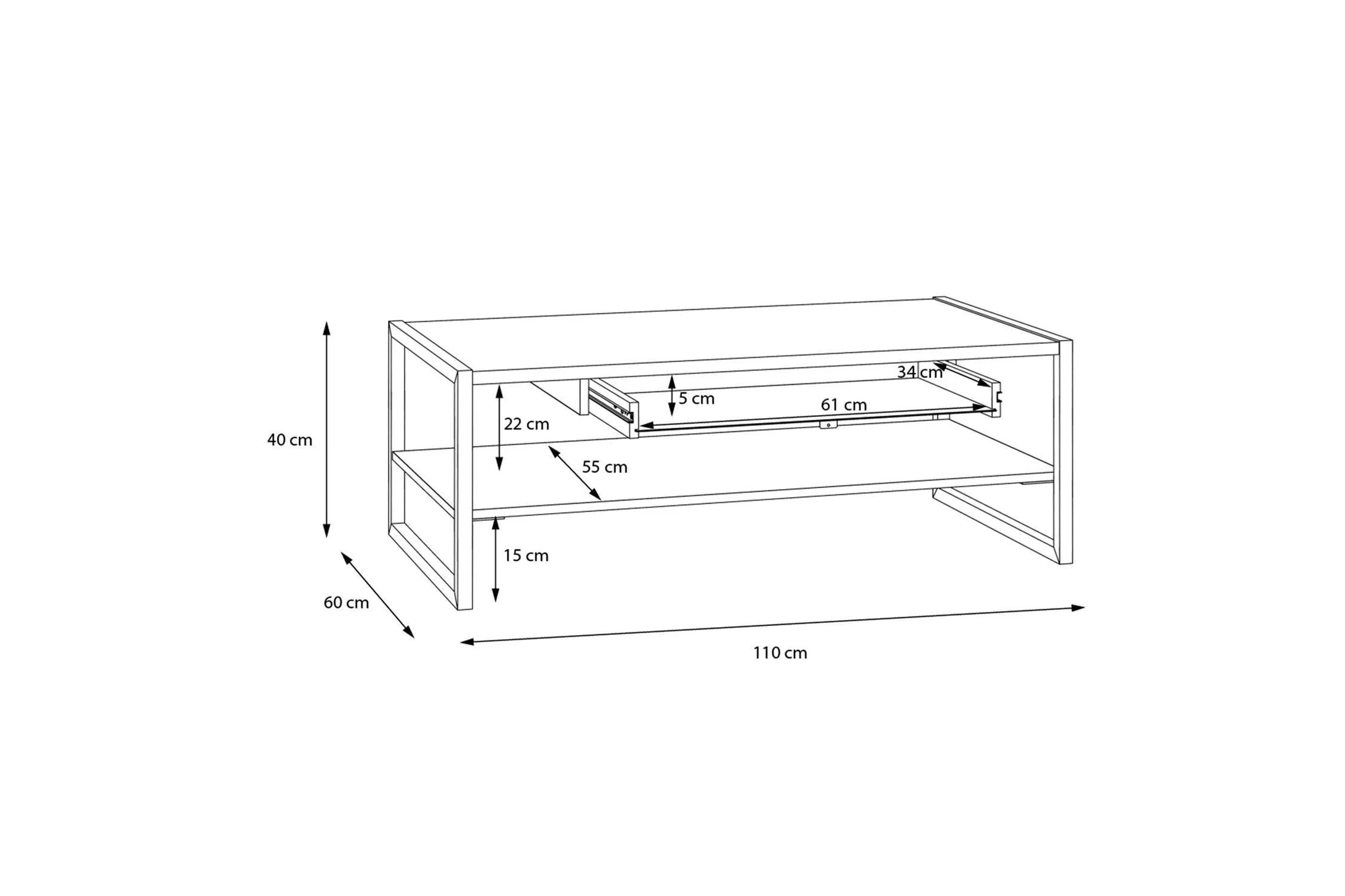 High Rock Coffee Table In Riviera Oak - Image 10