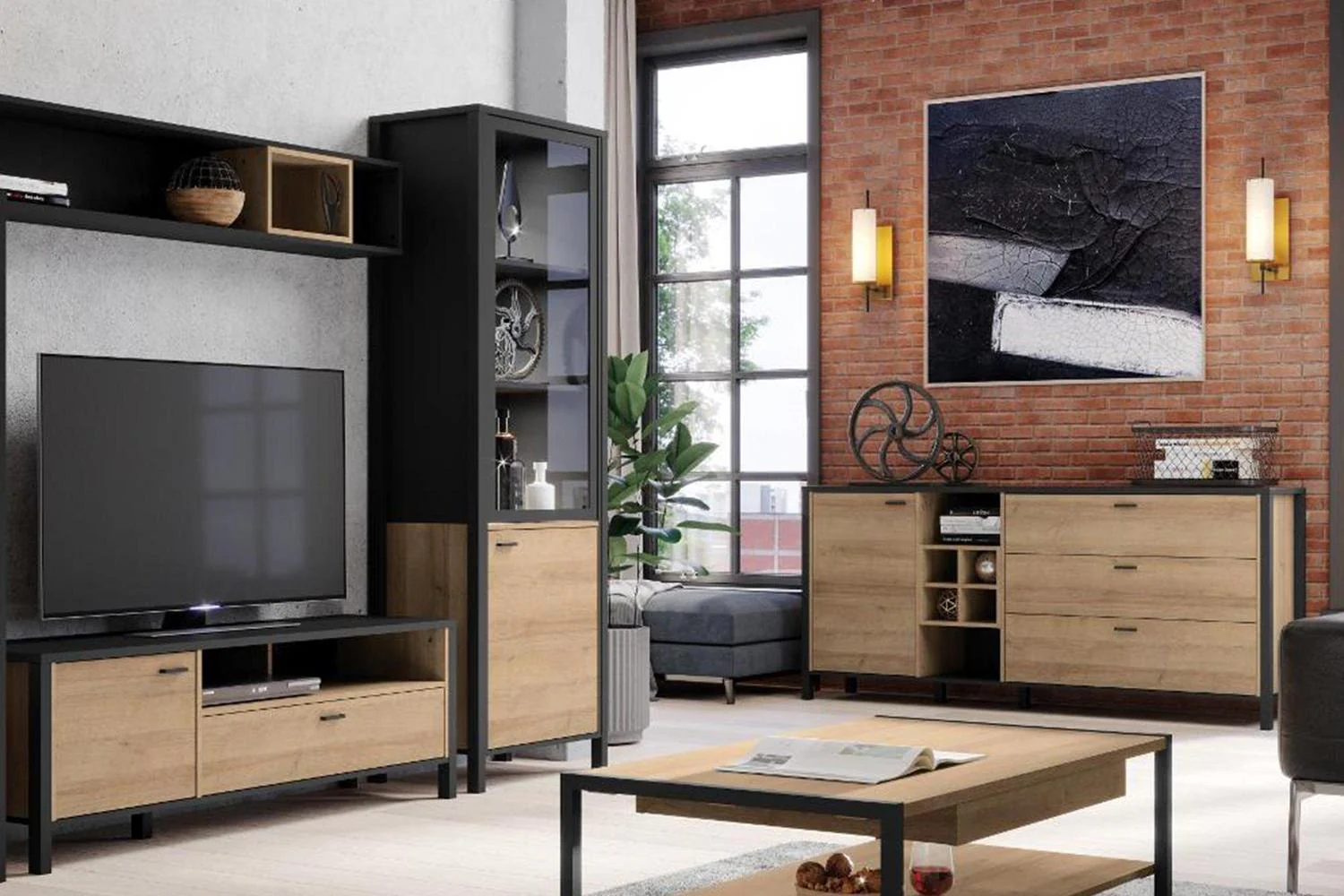 High Rock Coffee Table In Riviera Oak - Image 5
