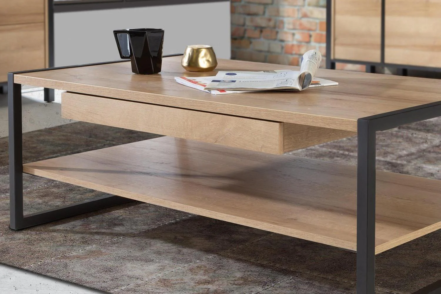 High Rock Coffee Table In Riviera Oak - Image 7