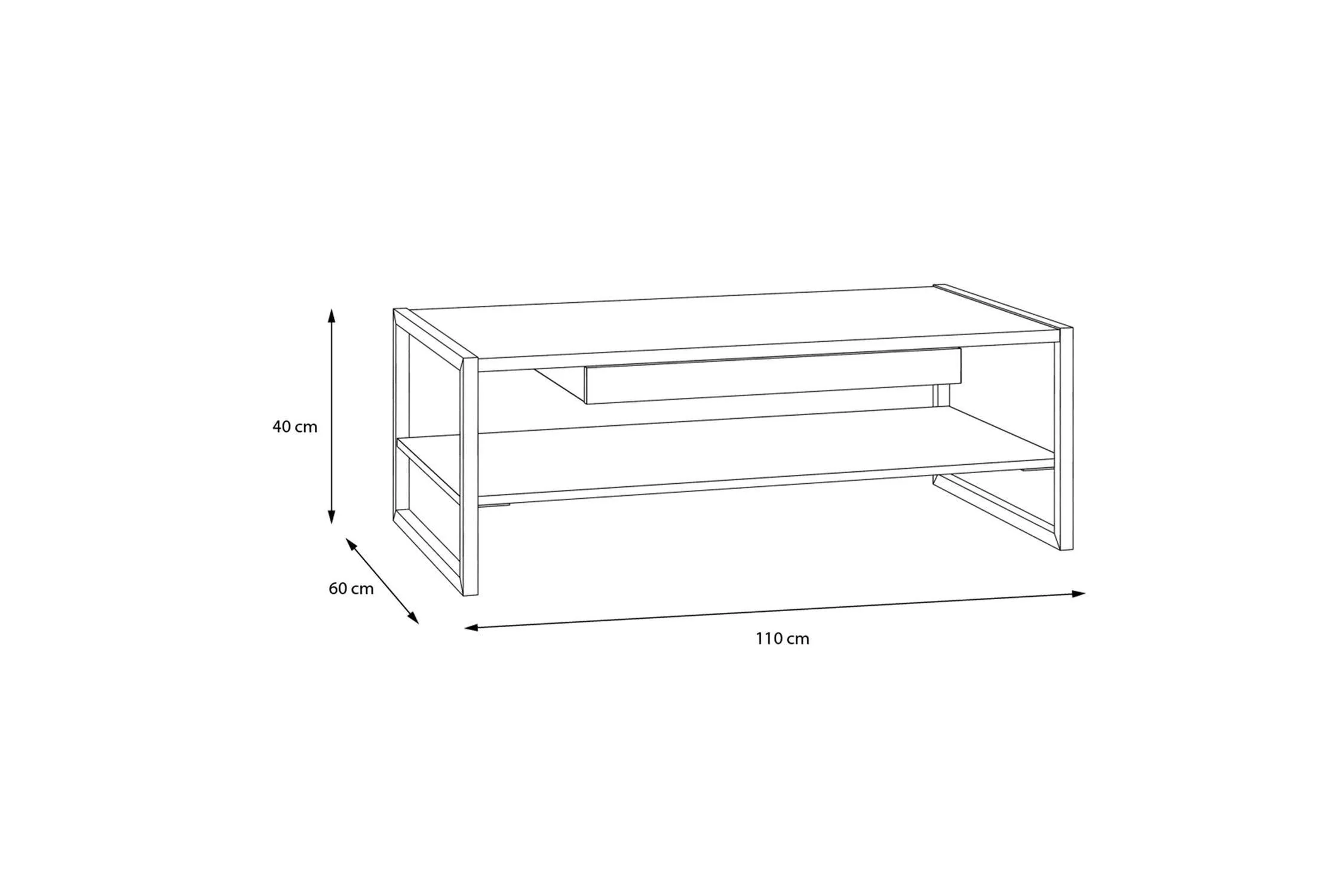 High Rock Coffee Table In Riviera Oak - Image 9