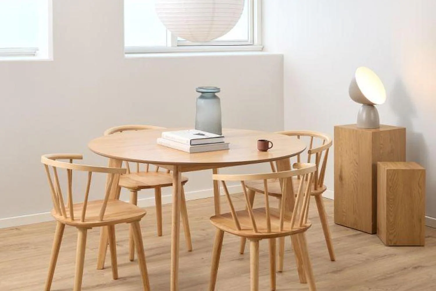 Ida Dining Chair in Oak Set of 2 - Image 6