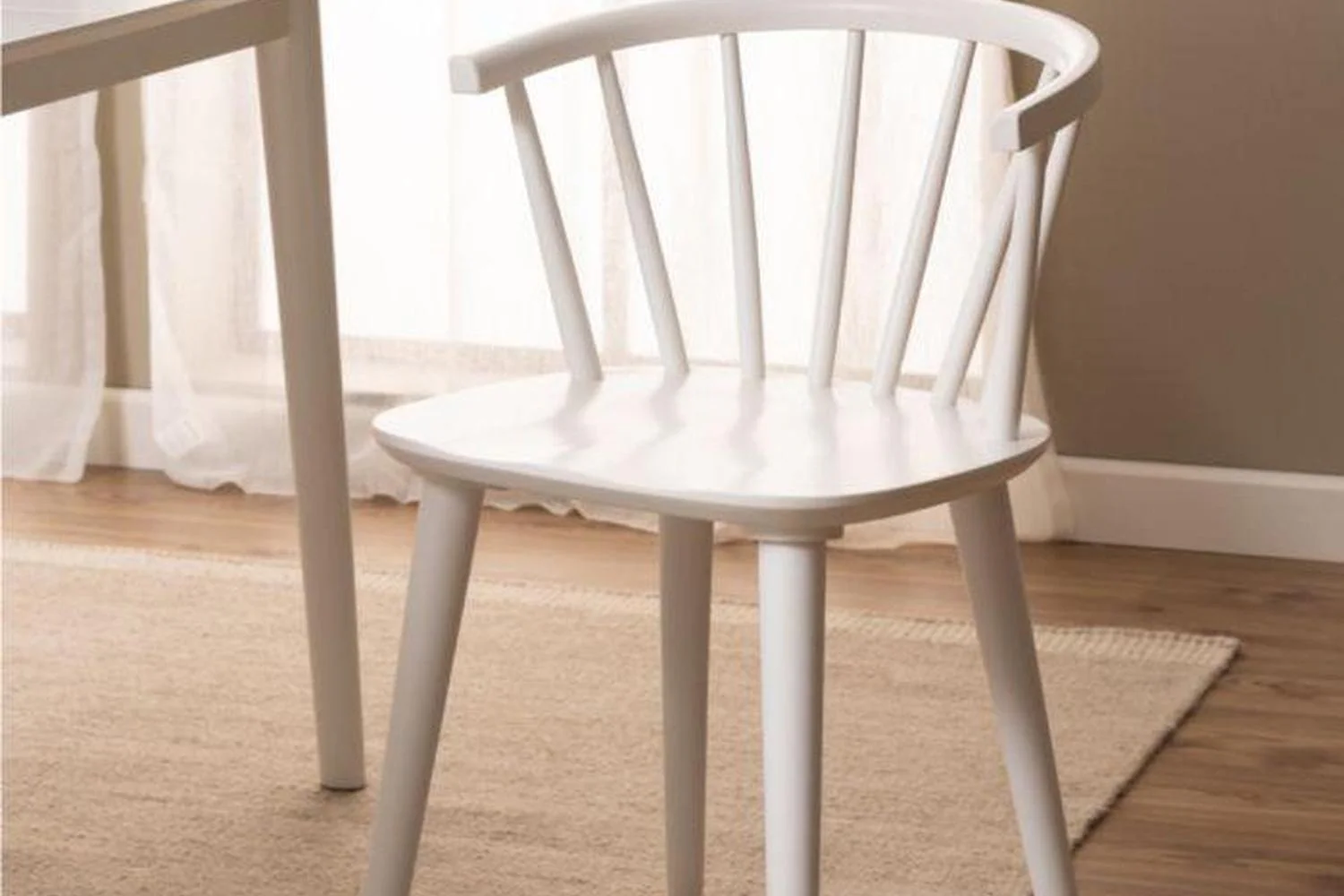 Ida Dining Chair in White Set of 2 - Image 6