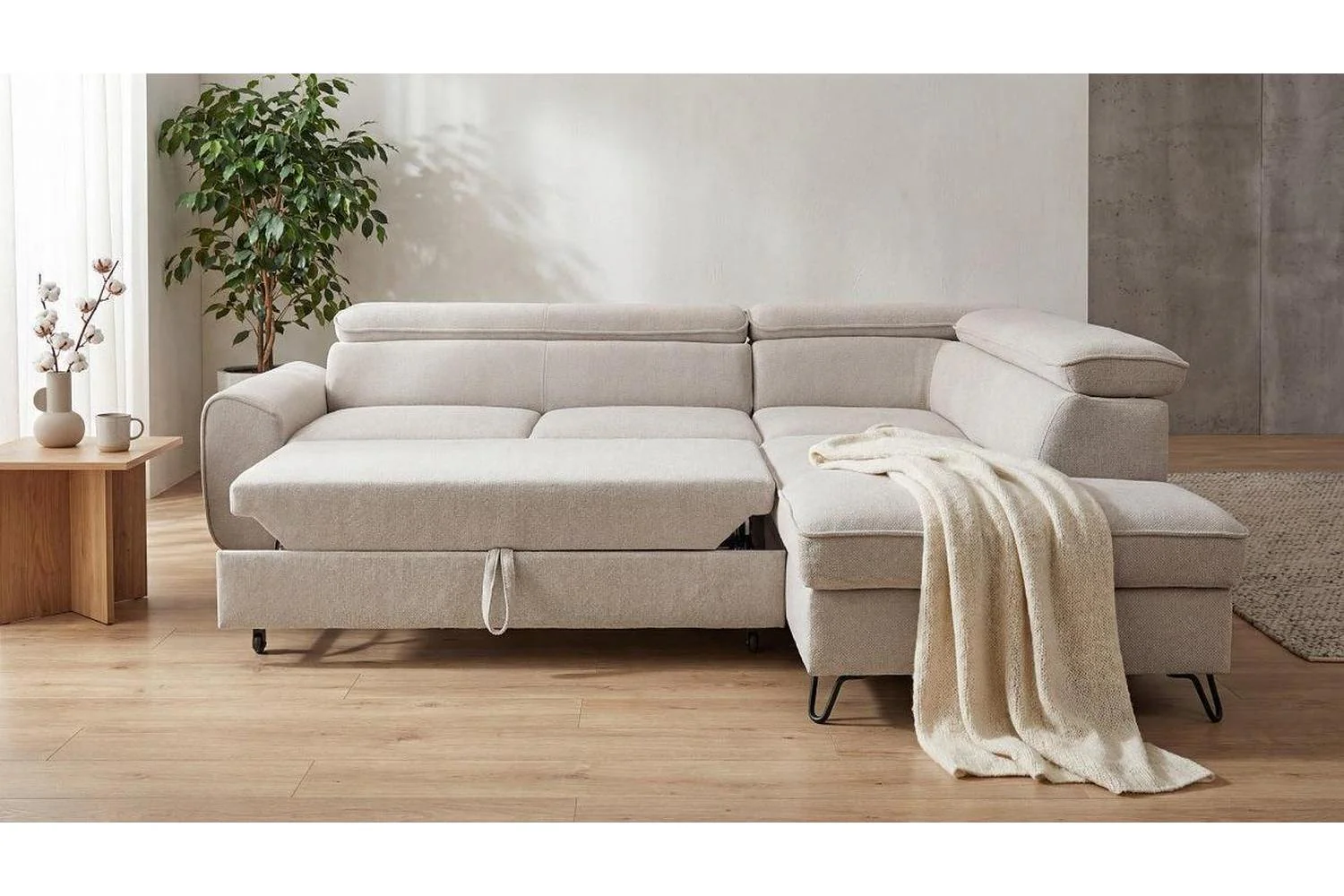 Idylla Corner Sofa Bed With Storage