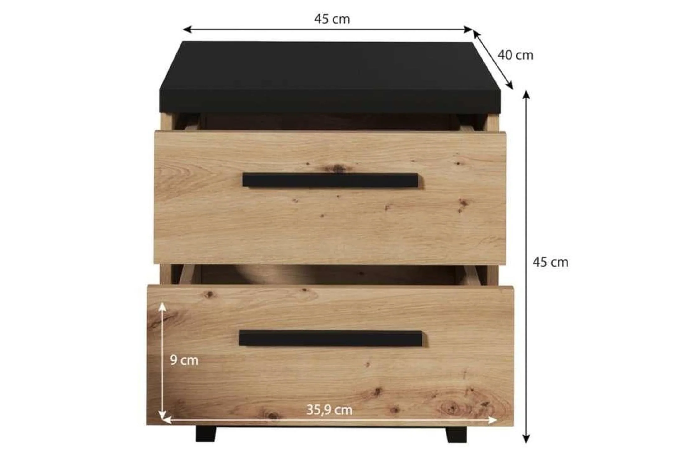 Inez Artisan Bedside Table - Image 2