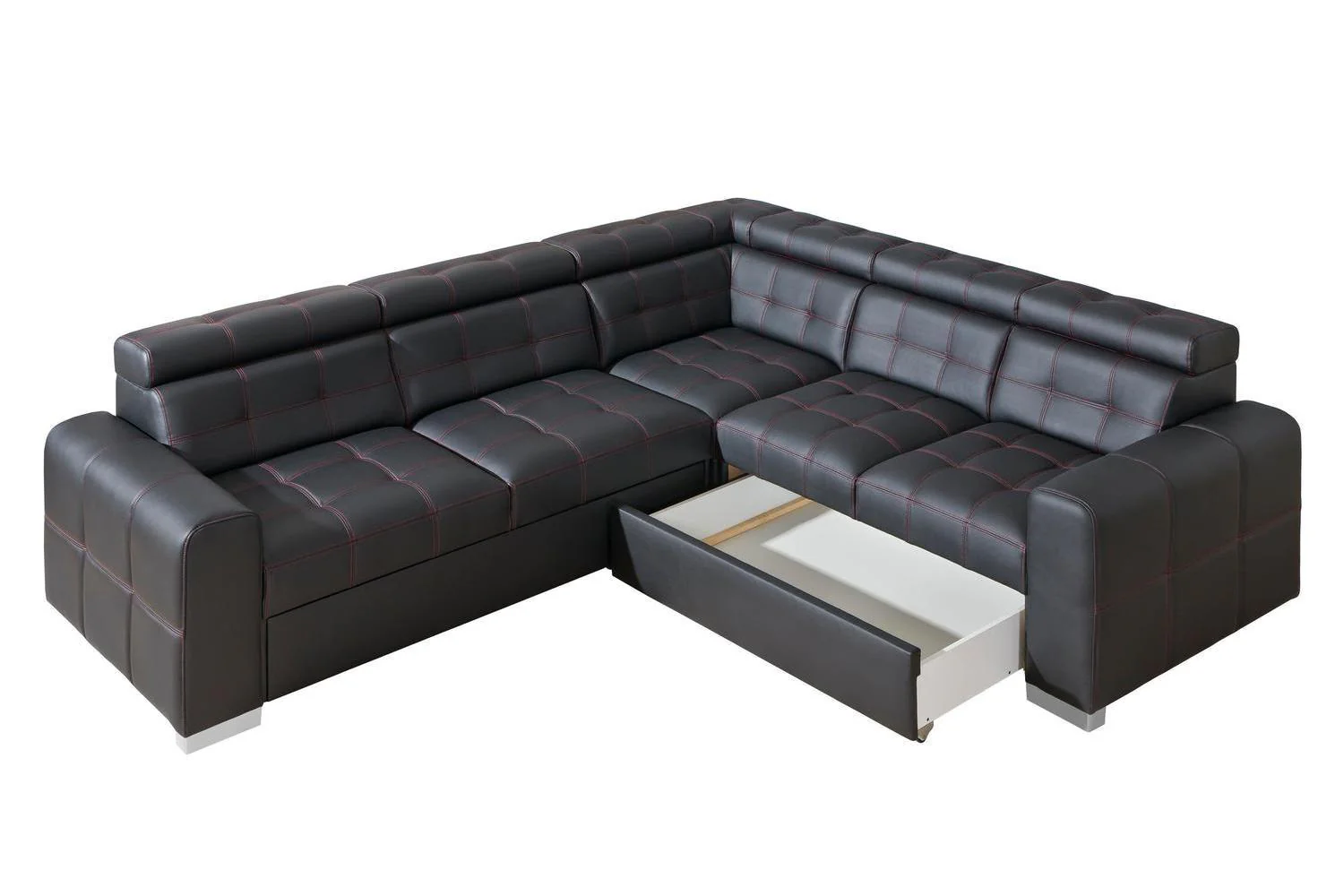 Iris I Corner Sofa Bed With Storage - Image 3
