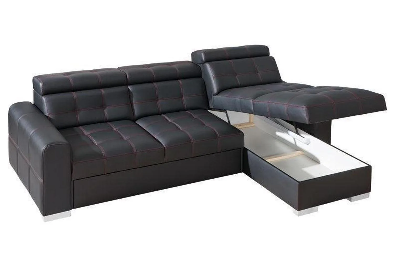 Iris Ii Corner Sofa Bed With Storage - Image 3