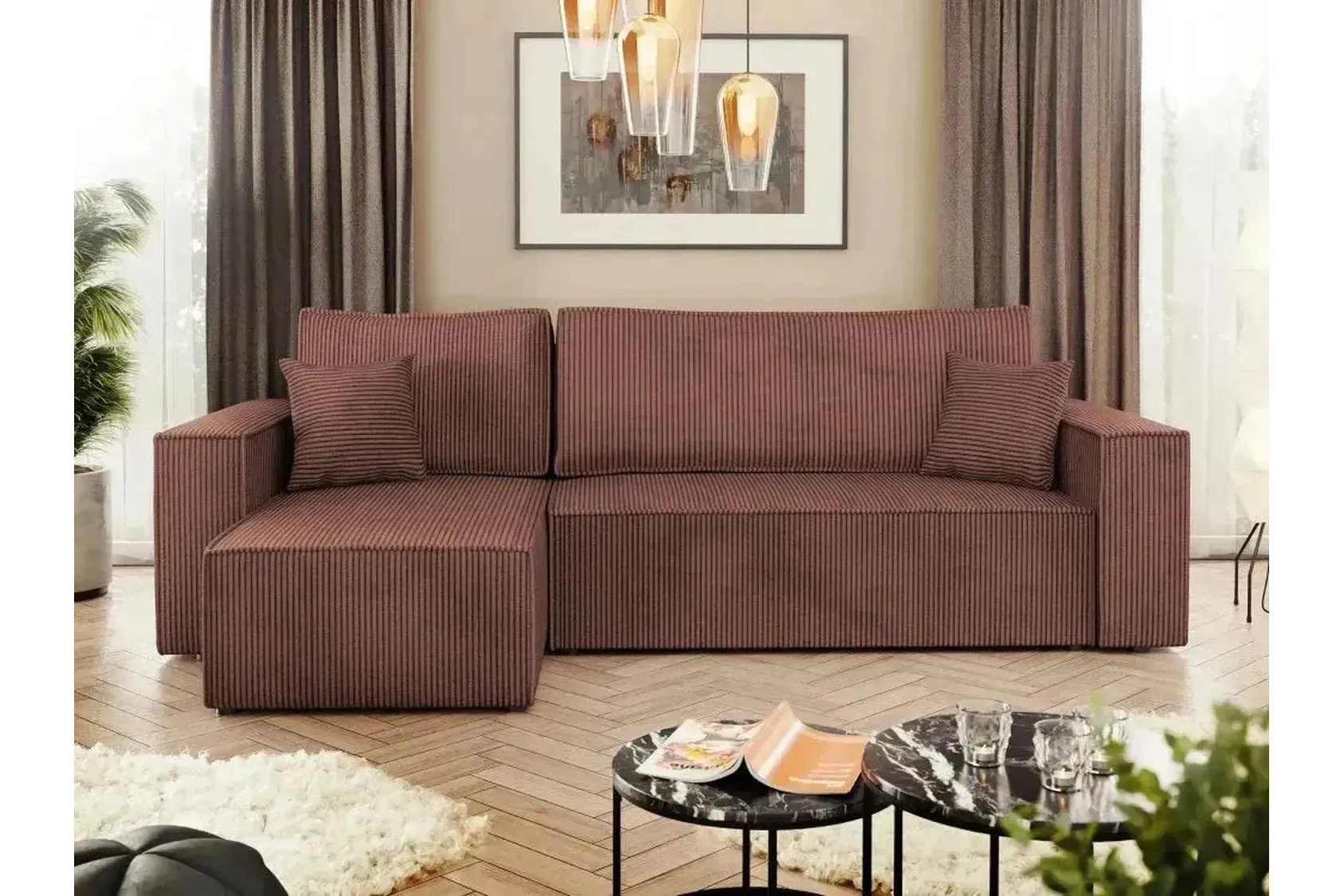Karl Corner Sofa Bed With Storage - Image 18
