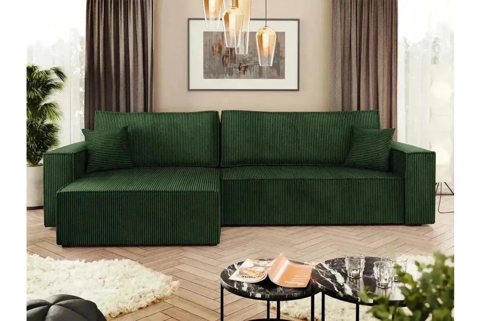 Karl L Maxi Corner Sofa Bed With Storage - Image 13
