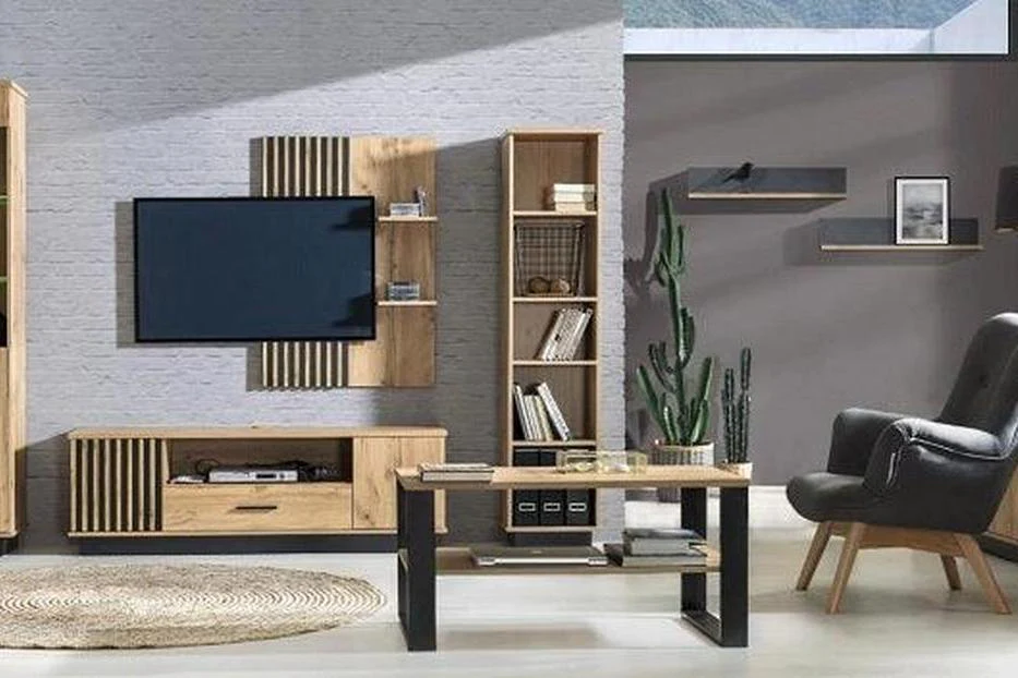 Lamelo Tall Display Cabinet 60 - Image 3