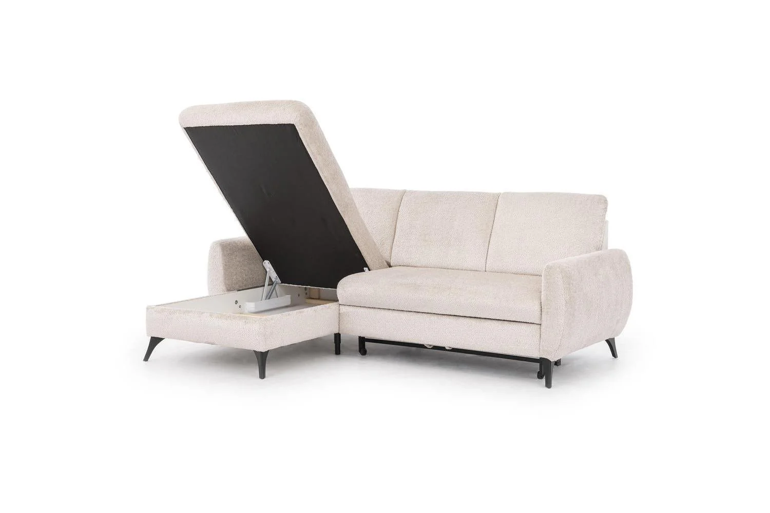 Leni Corner Sofa Bed With Storage - Image 4