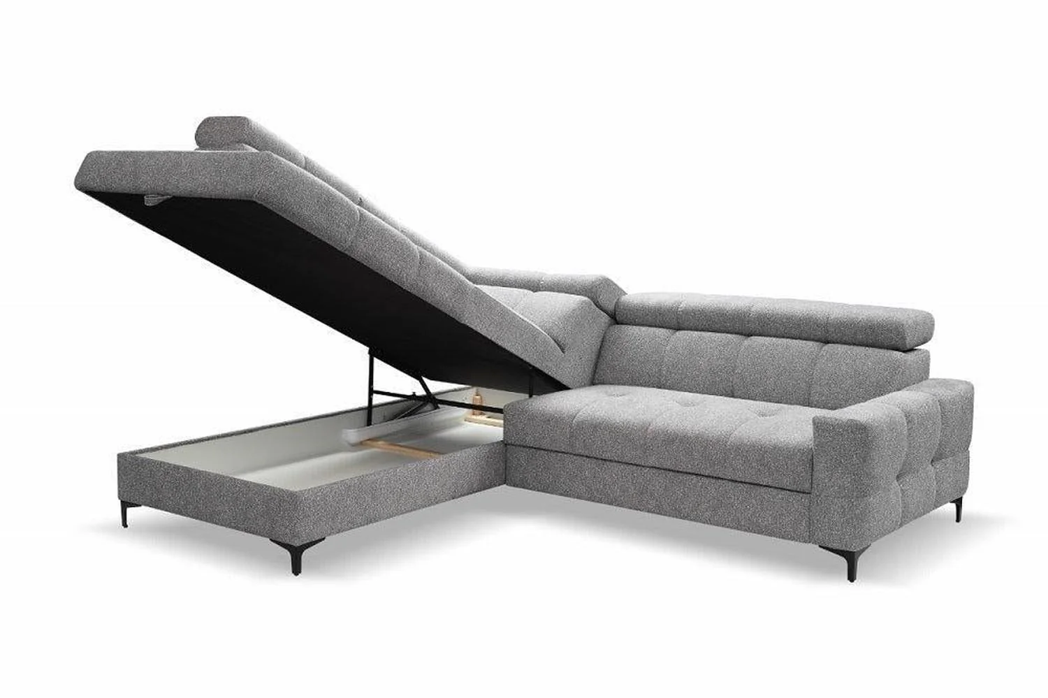 Leno Corner Sofa Bed With Storage - Image 7