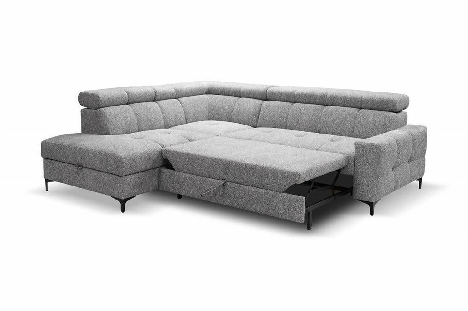 Leno Corner Sofa Bed With Storage - Image 8